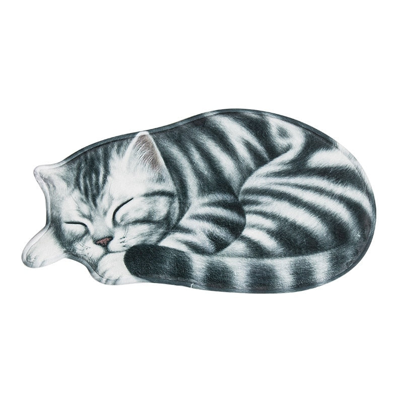 Cat Skin Rug - Grey / 40X76cm