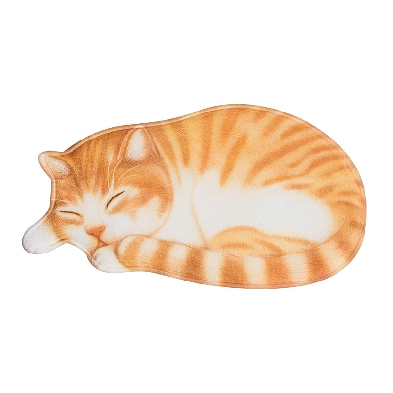 Cat Skin Rug - Orange / 40X76cm