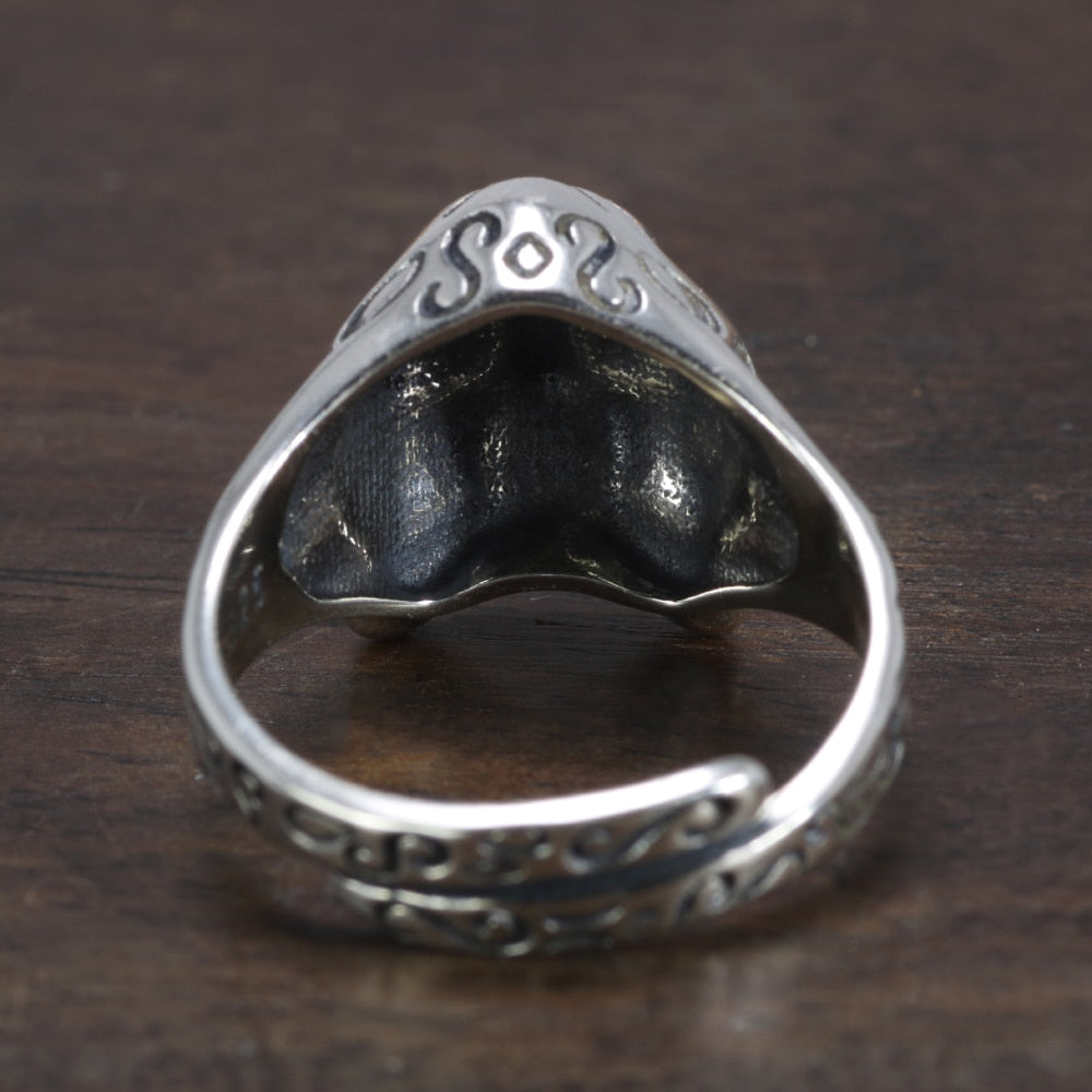 Cat Skull Ring - cat rings