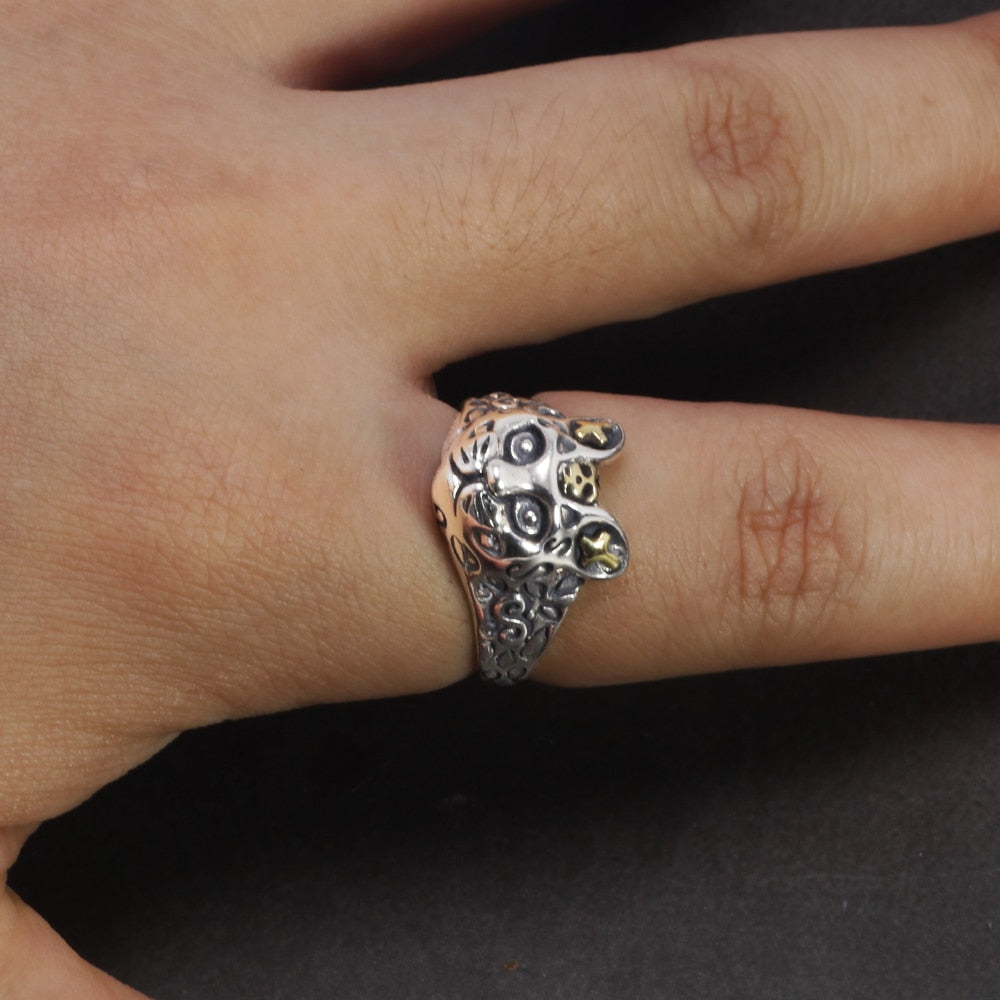 Cat Skull Ring - cat rings