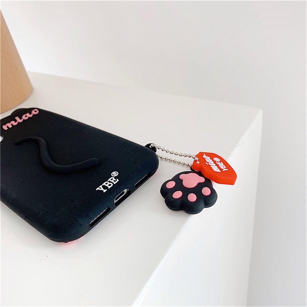 Cat Tail iPhone Case - Cat Phone Case