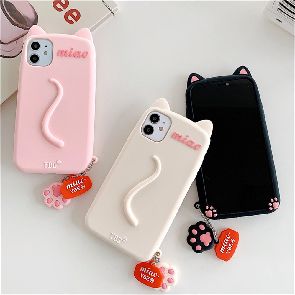 Cat Tail iPhone Case - Cat Phone Case