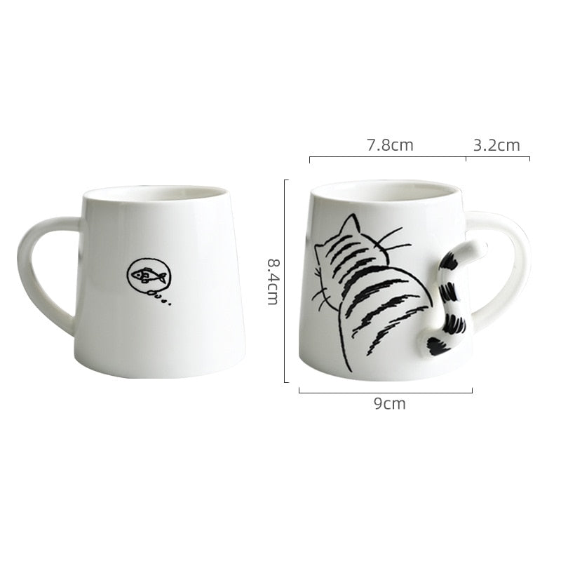Cat Tail Mug
