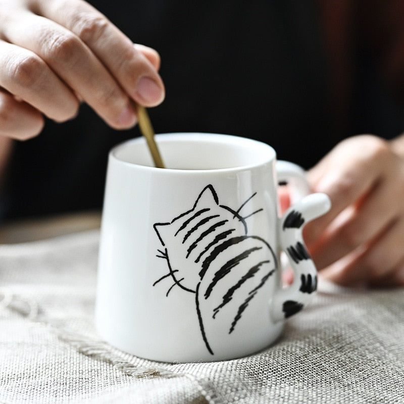 Cat Tail Mug