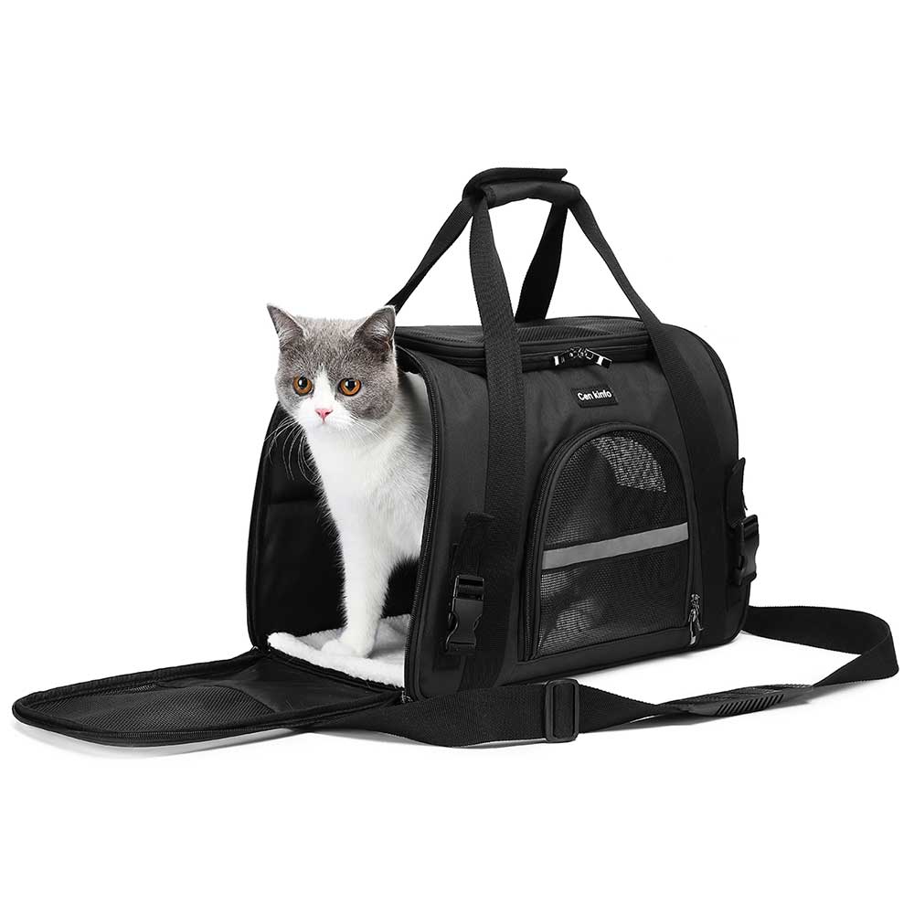 Petseek Extra Large Cat Carrier Soft Sided Folding Small Medium Dog Pet  Carrier - household items - by owner 