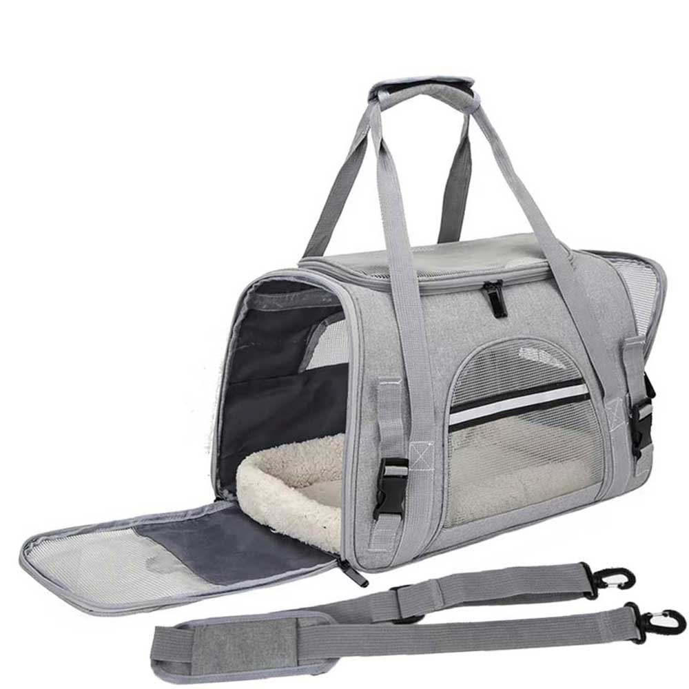 Cat Travel Carrier - Grey - Cat Travel Carrier
