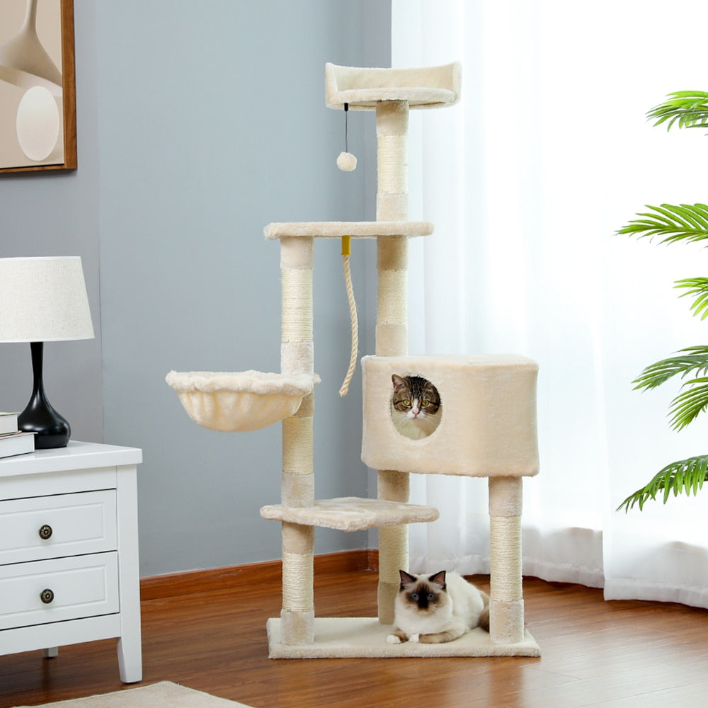 Cat Tree White - White / United States