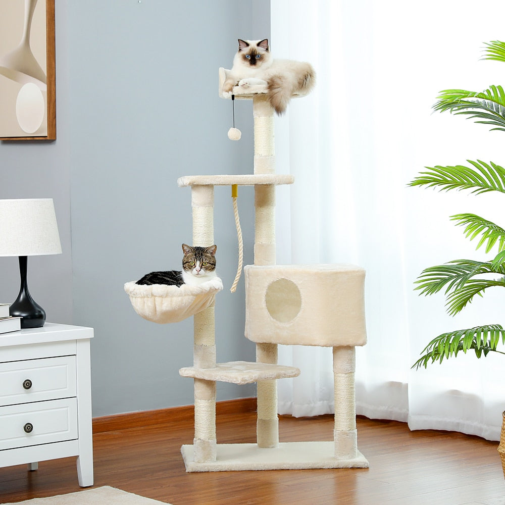 Cat Tree White - White / United States