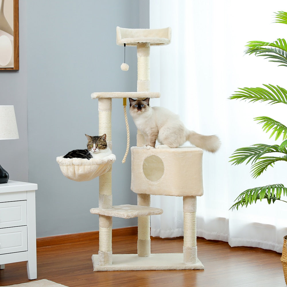 Cat Tree White - White / United States