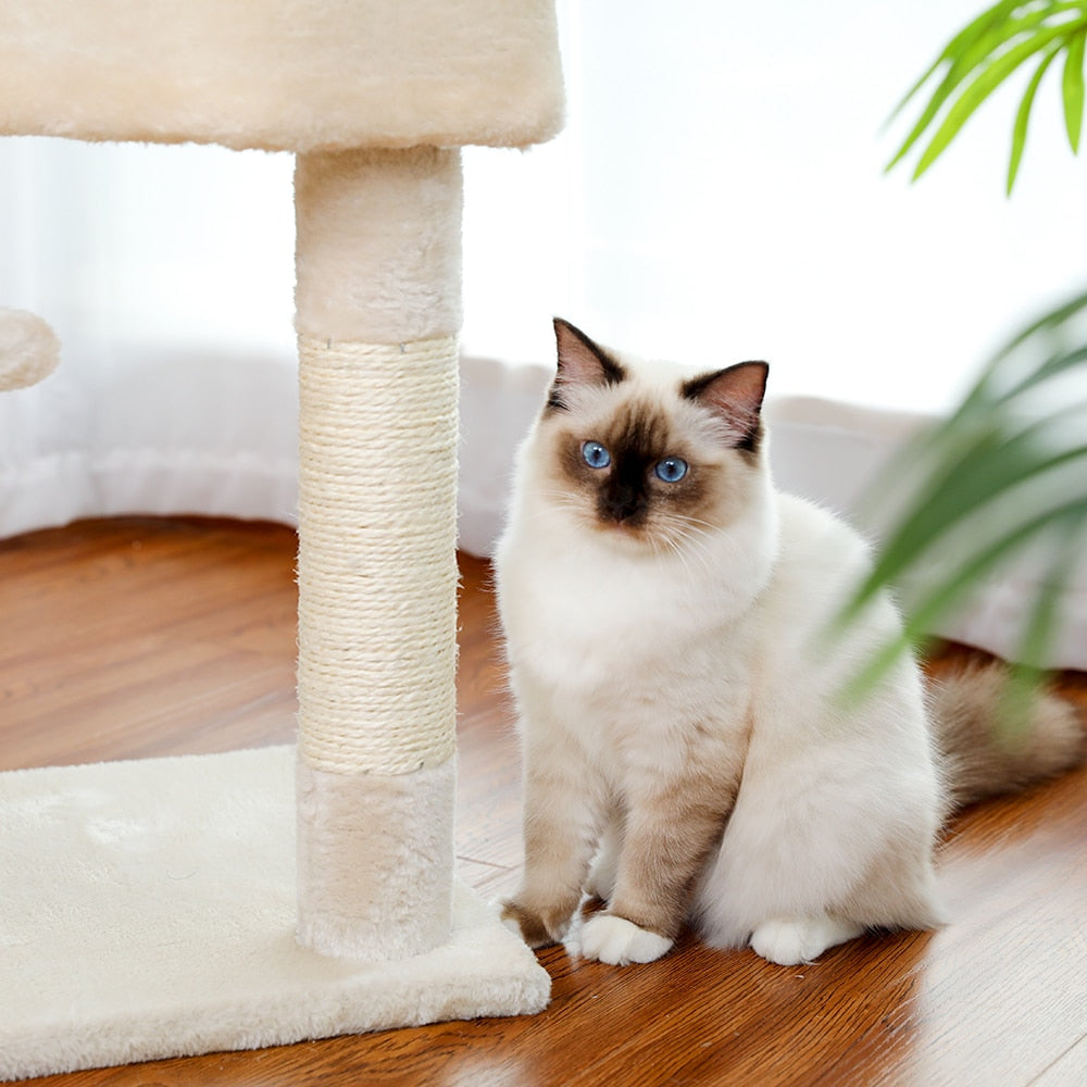 Cat Tree White - White / United States