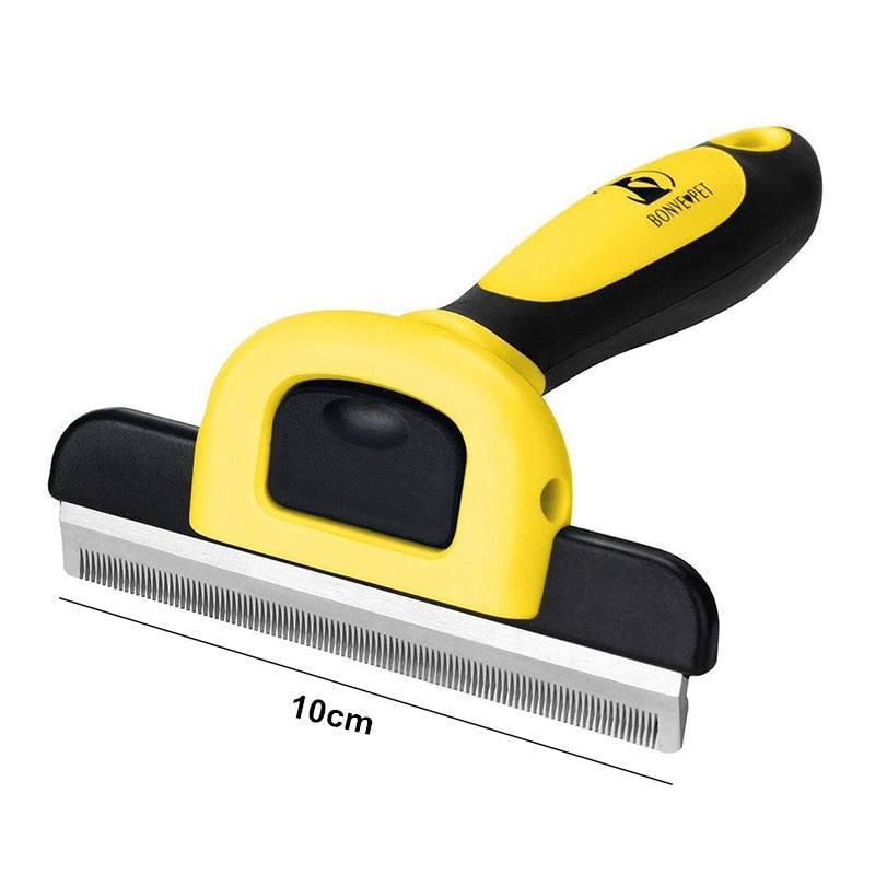 Cat Undercoat Brush - Yellow