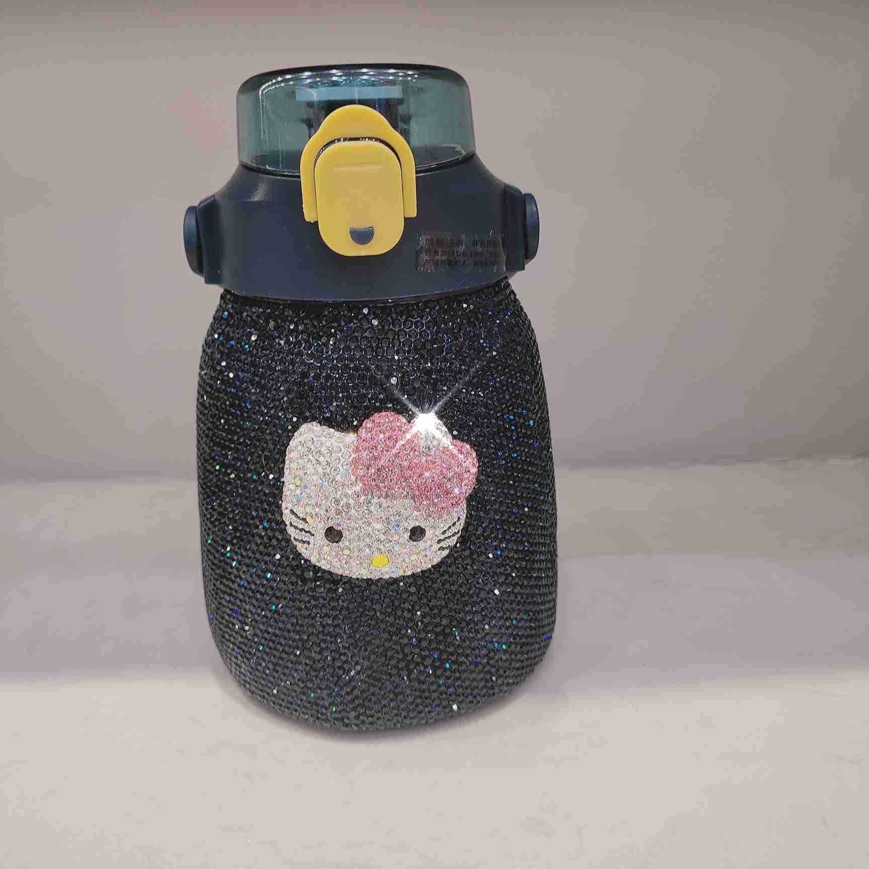 Cat Vacuum Flask - 850ml / Navy