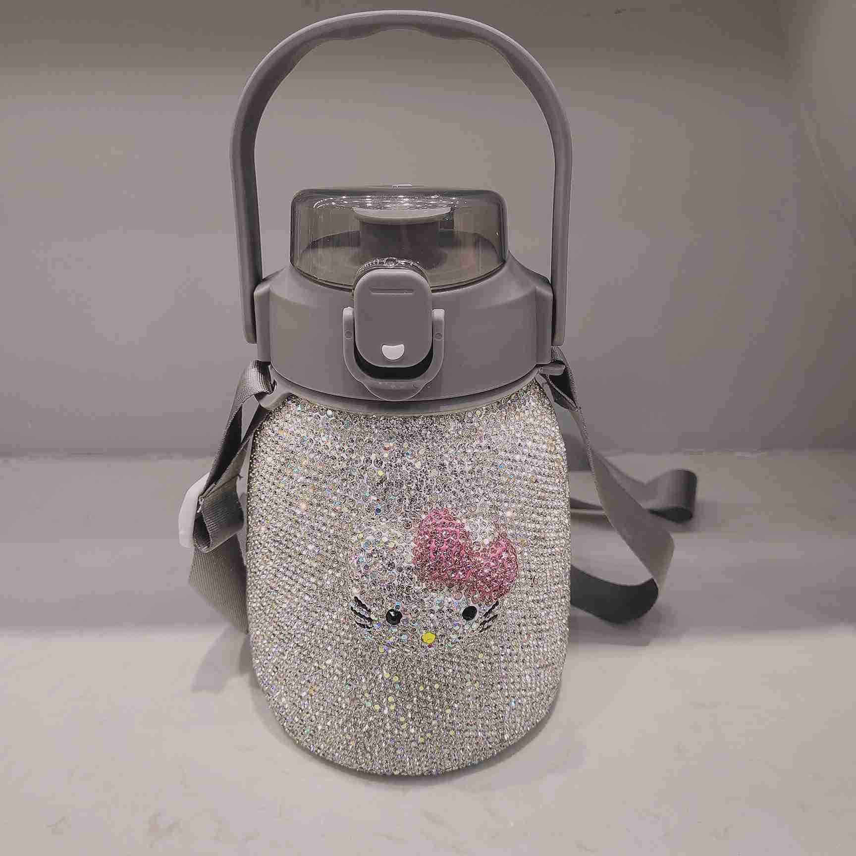 Cat Vacuum Flask - 850ml / White