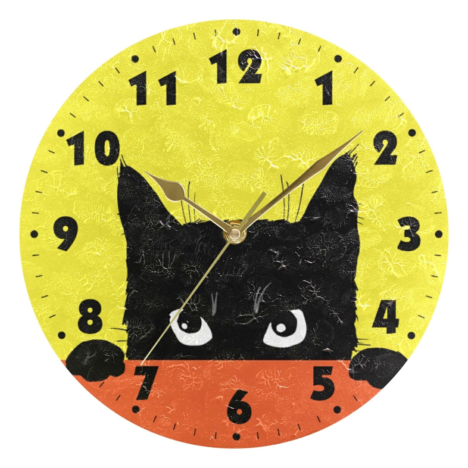 Cat Vintage Clock