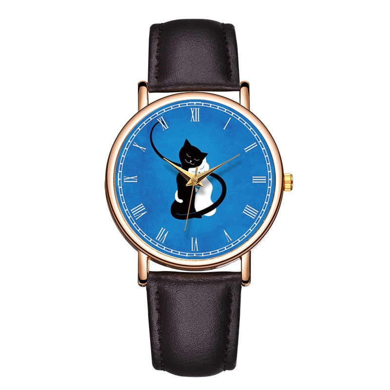 Cat Watch for Women - Dark Brown - Cat Watch