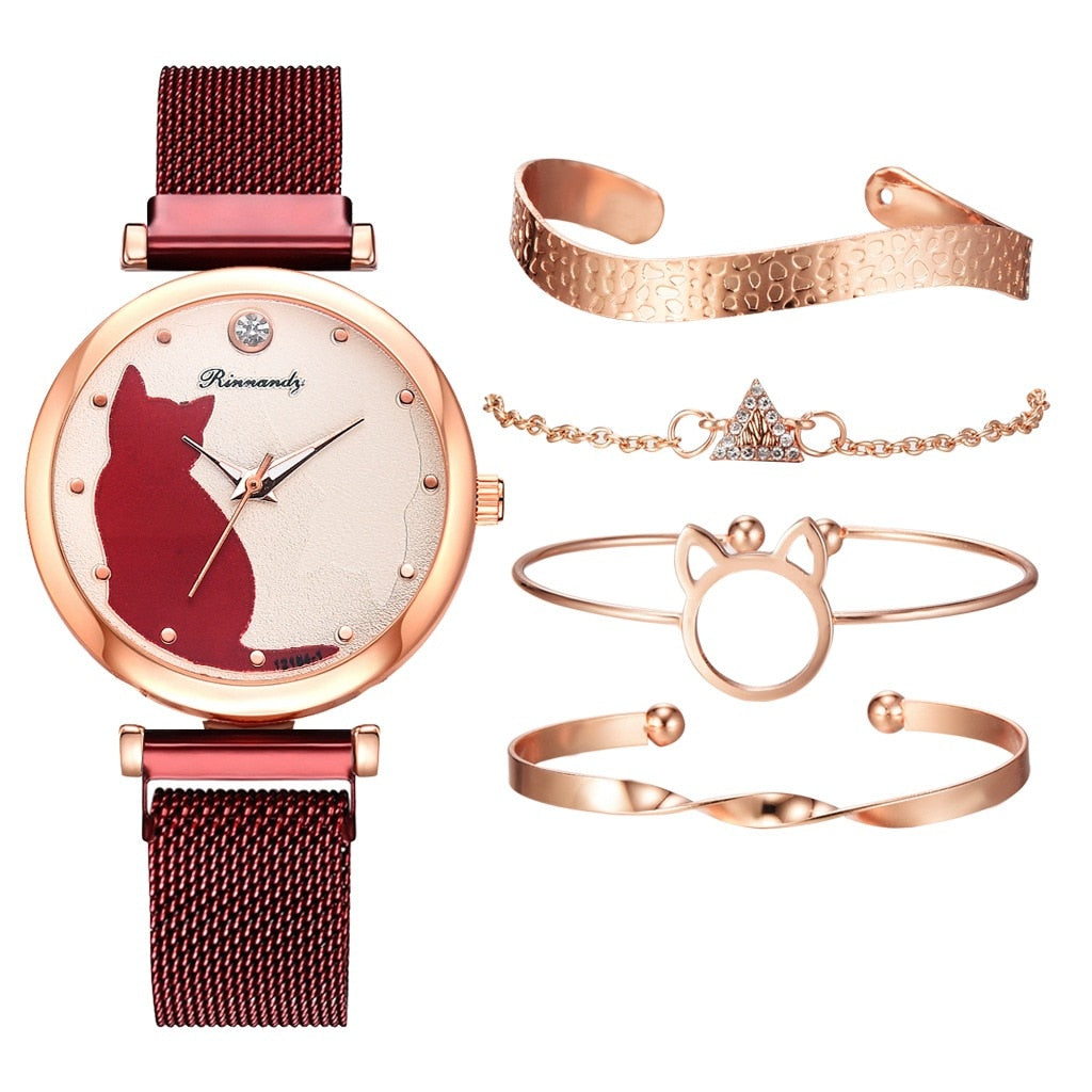 Cat Watch Set - Red - Cat Watch