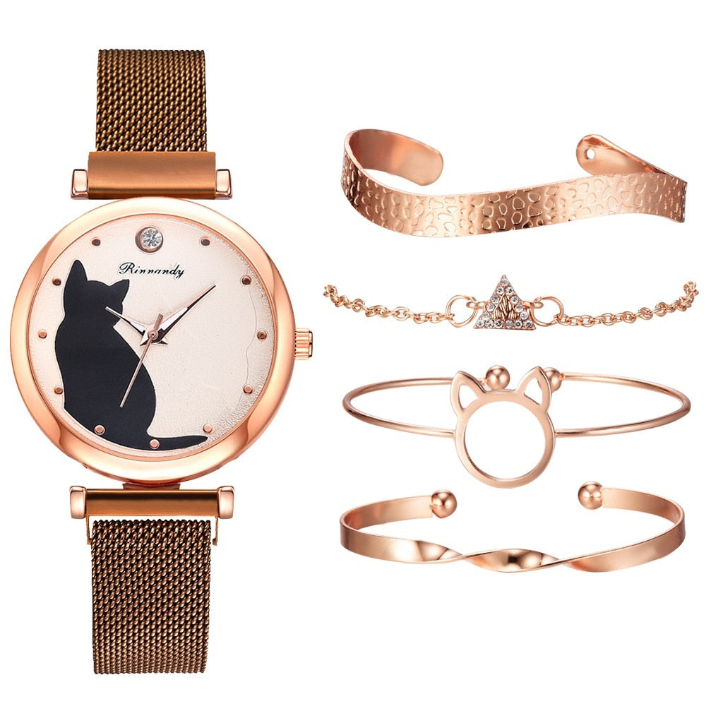 Cat Watch Set - Brown - Cat Watch