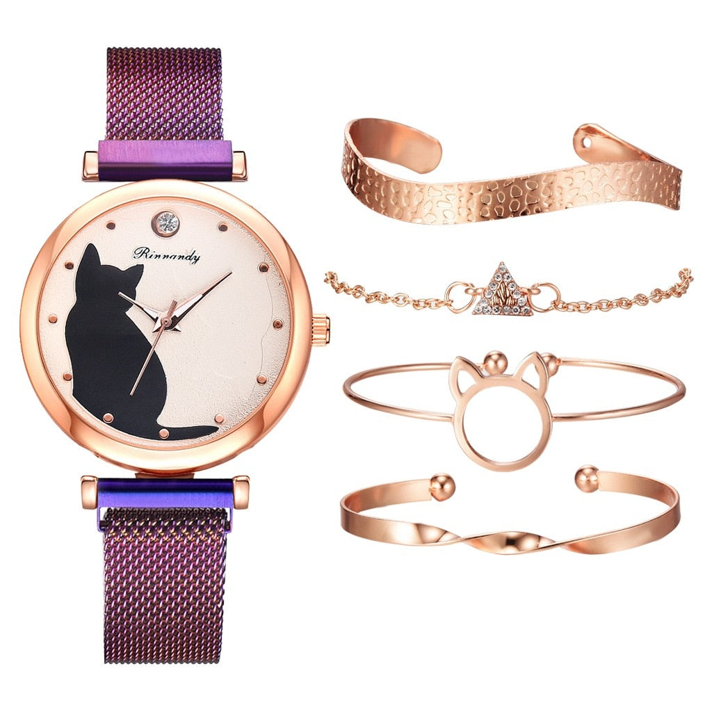 Cat Watch Set - Purple - Cat Watch