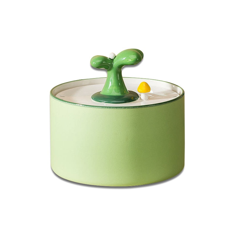 Cat Water Fountain Petsmart - Green / 1L - Cat water
