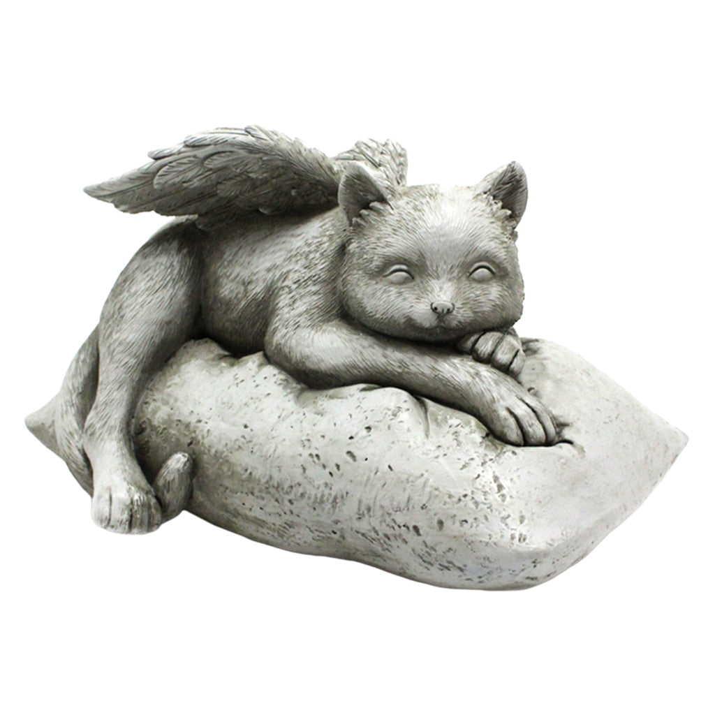 Cat With Wings Statue