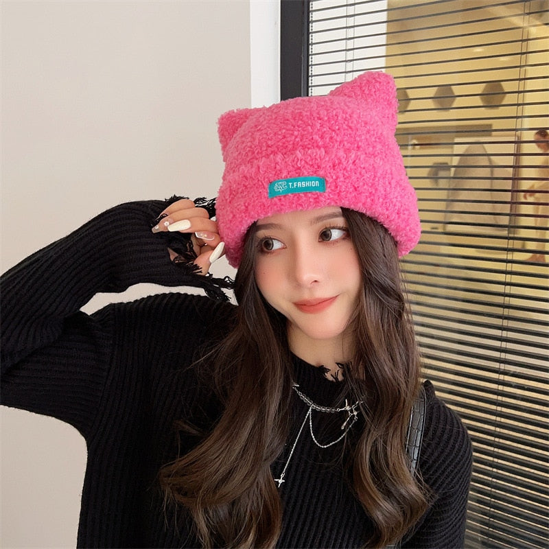 Cat Woman Beanie - Cat beanie