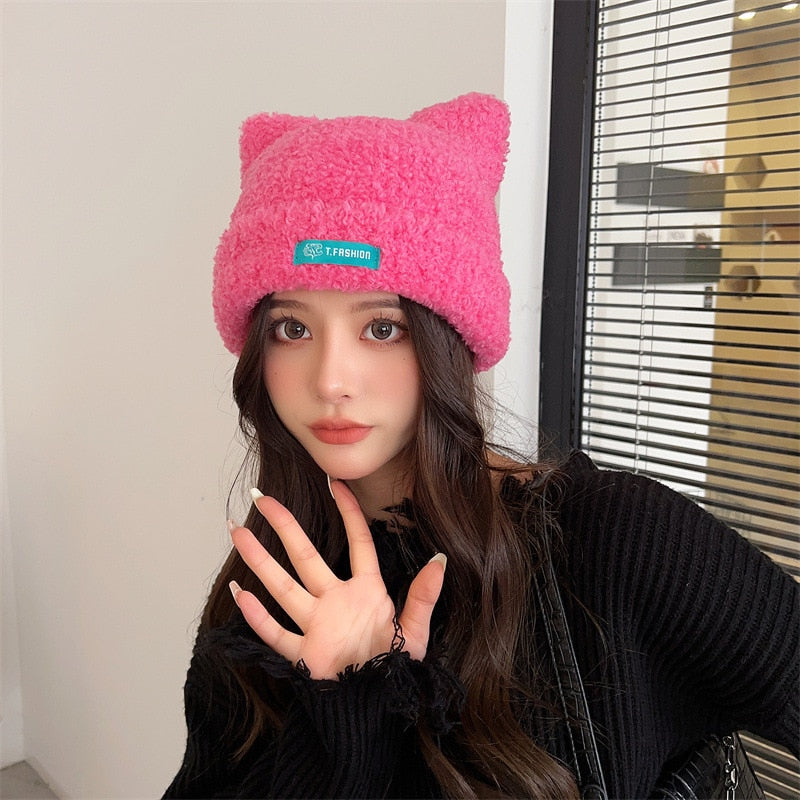 Cat Woman Beanie - Cat beanie