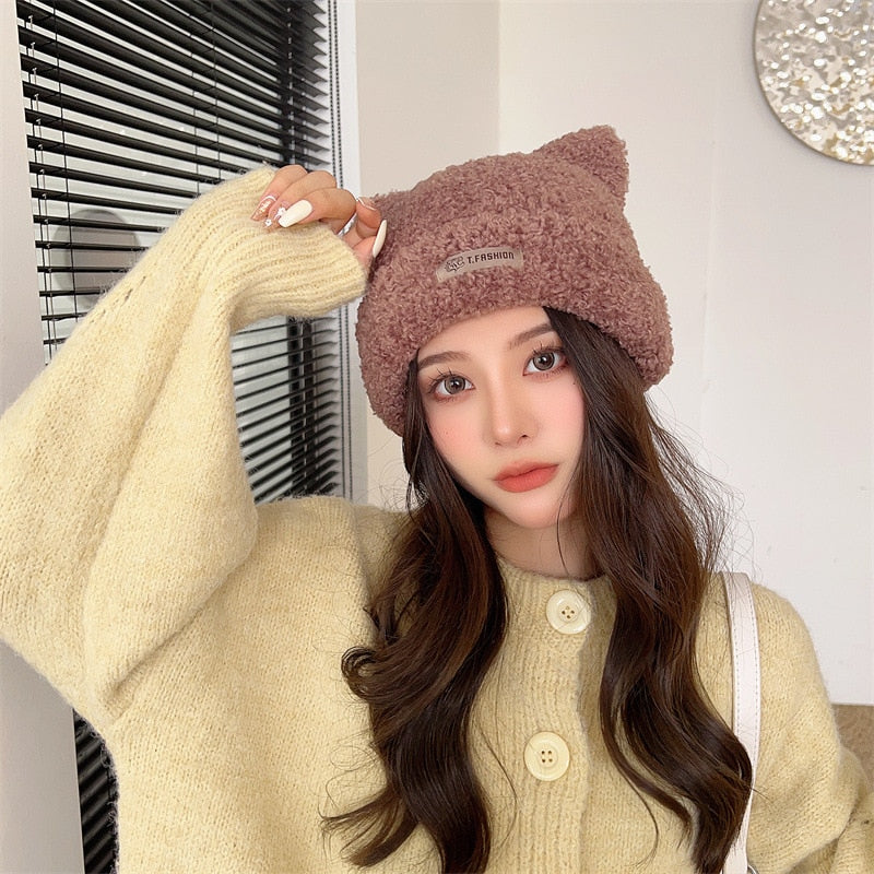Cat Woman Beanie - Cat beanie
