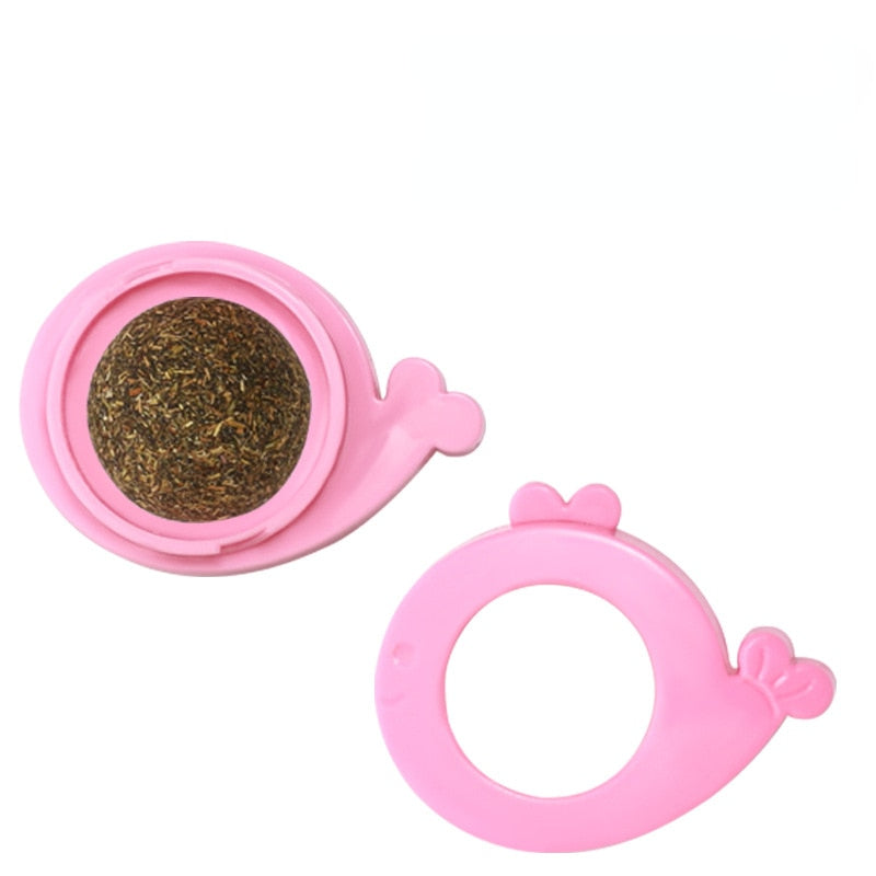 Catnip Wall Ball - Light Pink - Catnip Wall Ball