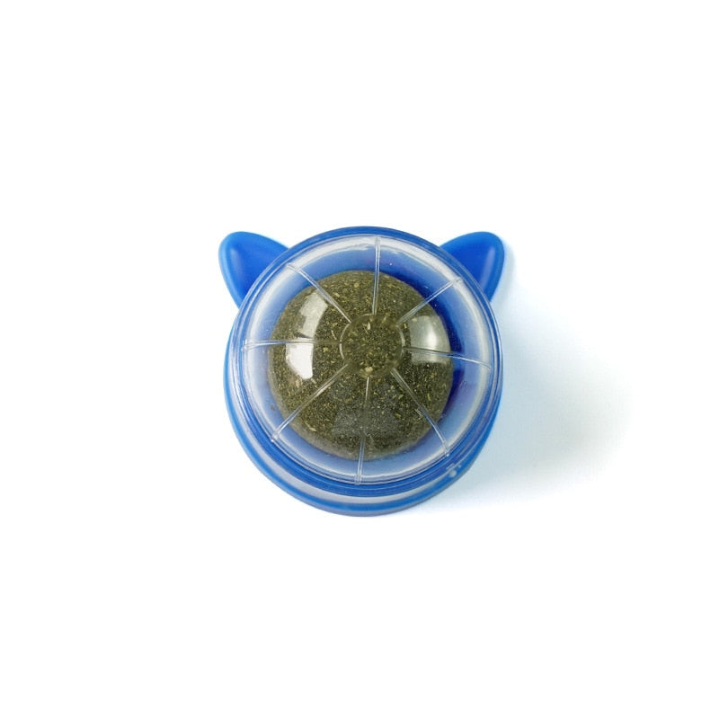 Catnip Wall Ball - Blue - Catnip Wall Ball