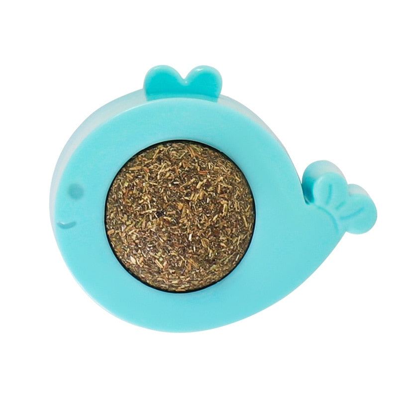 Catnip Wall Ball - Light Blue - Catnip Wall Ball