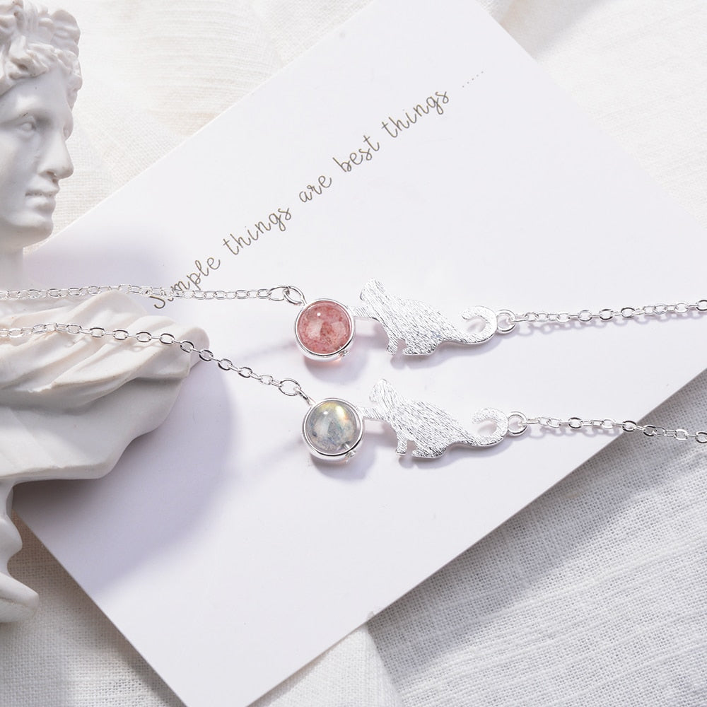 Cats Eye Stone Bracelet - Cat bracelet
