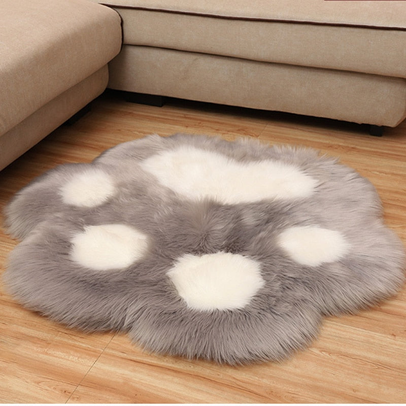 Cats Paw Rug - 45x45cm / Grey