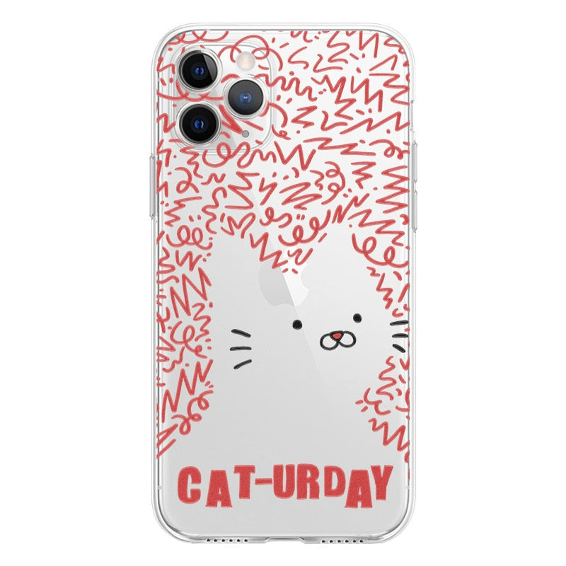 Caturday iPhone Cat Phone Case - for iphone 14 - Cat Phone