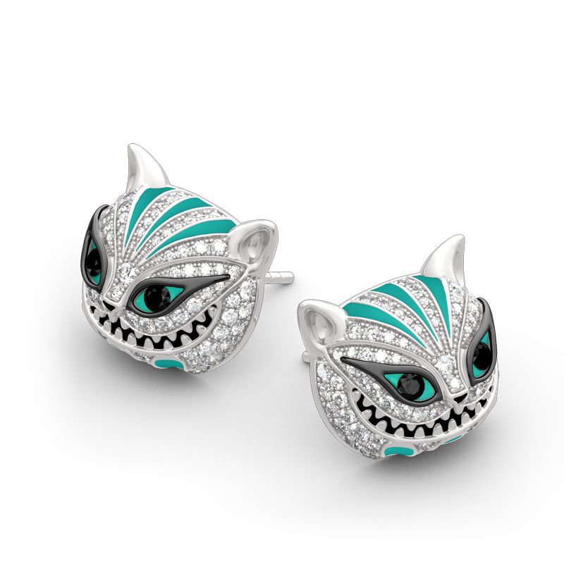 Cheshire Cat Earrings - Cat earrings
