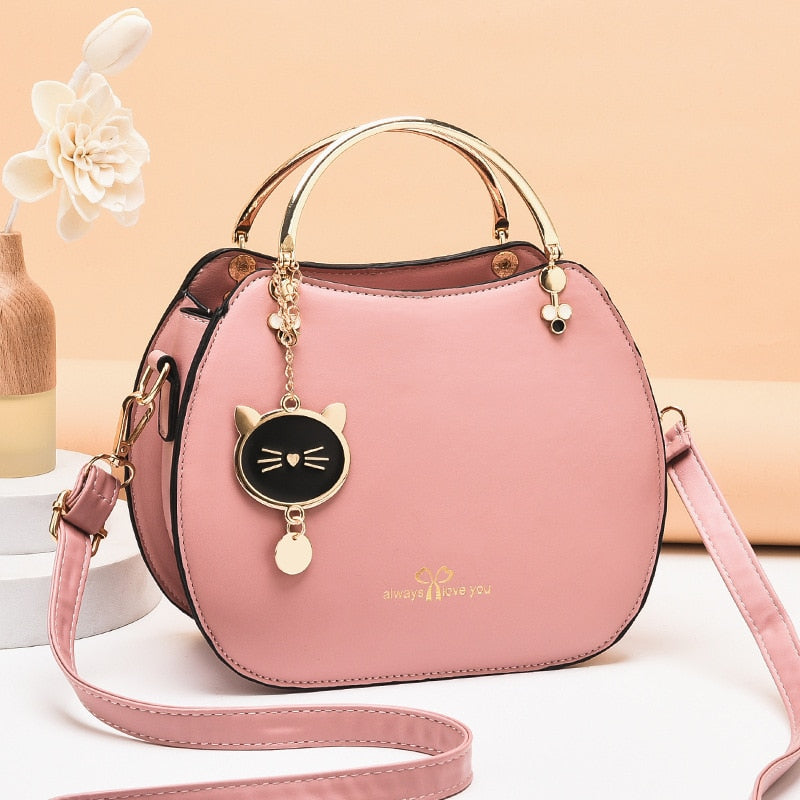 Cheshire Cat Handbag - Pink - Cat Handbag
