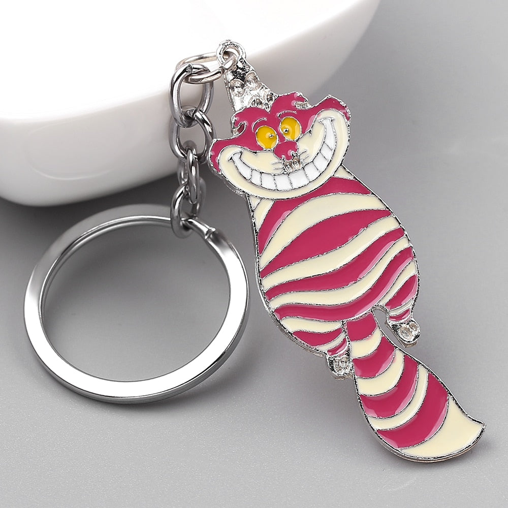 Cheshire Cat Keychain - Cat Keychains
