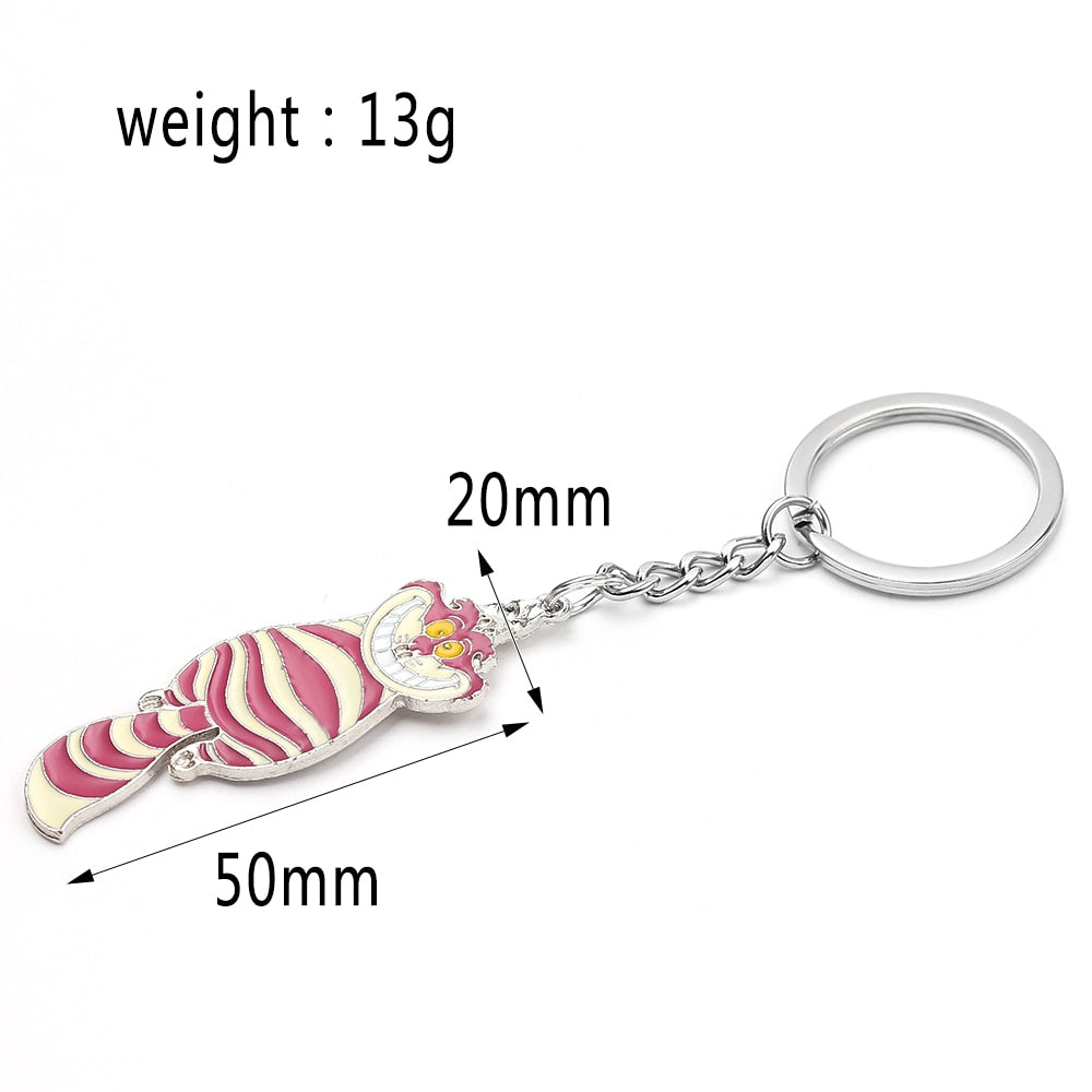 Cheshire Cat Keychain - Cat Keychains