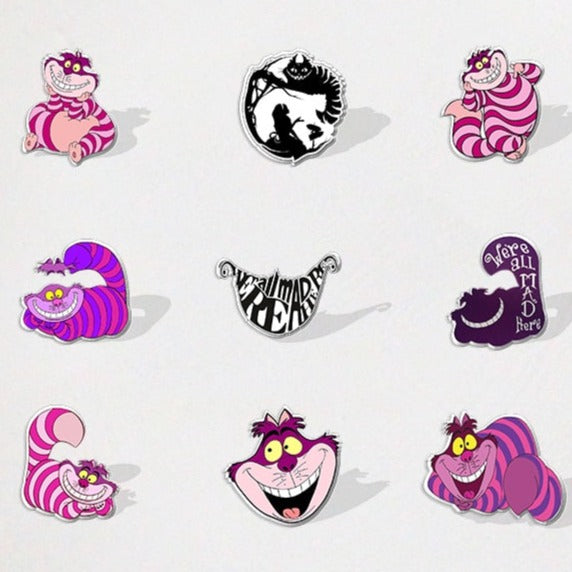 Cheshire cat pin