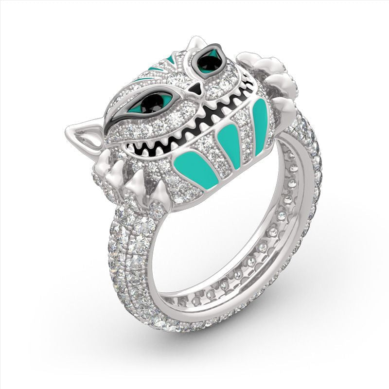 Cheshire Cat Ring - 6 - cat rings