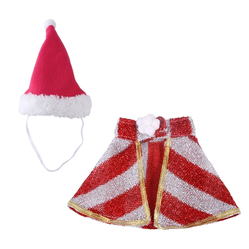 Christmas Costumes for Cats - White / S