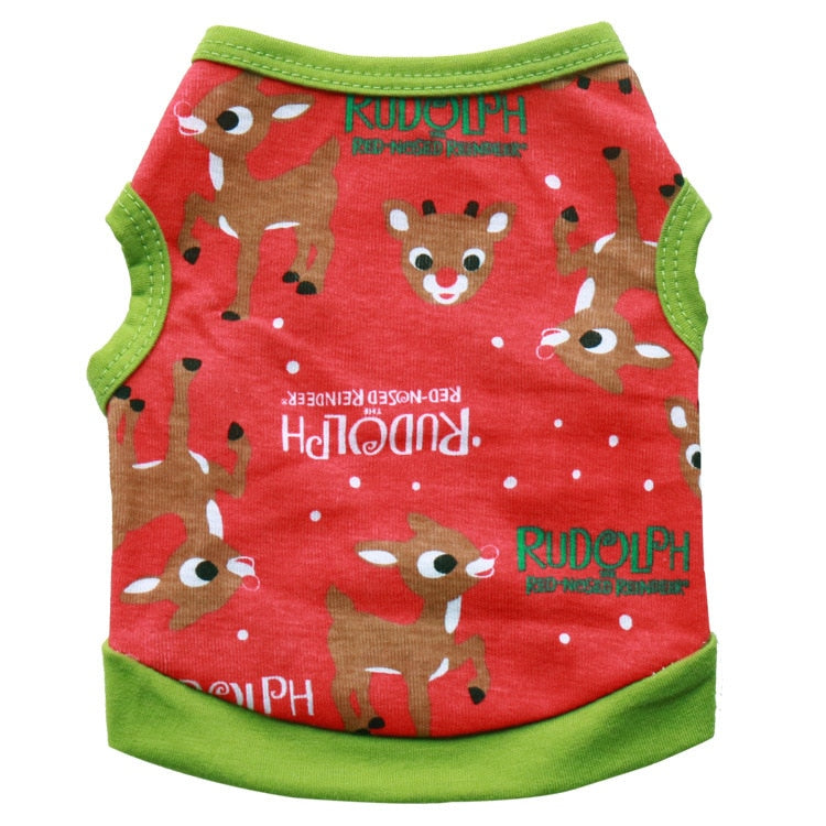 Christmas Shirts for Cats - Red-Green / XS - Shirts for Cats