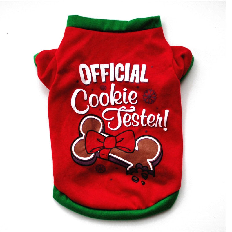 Christmas Shirts for Cats - Red-Black / XS - Shirts for Cats