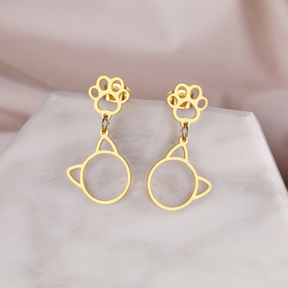 Classic Cat Earrings - Cat earrings