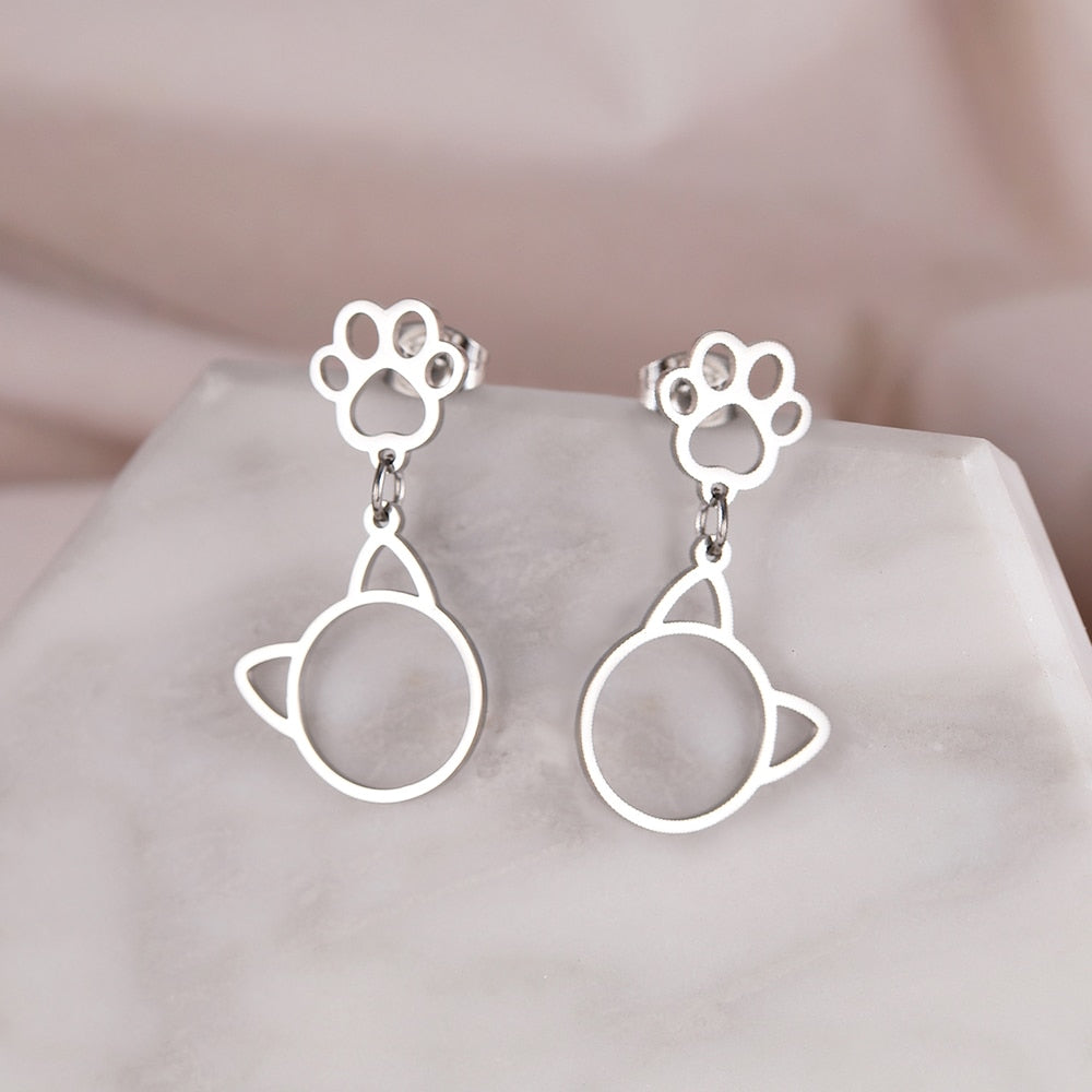 Classic Cat Earrings - Cat earrings