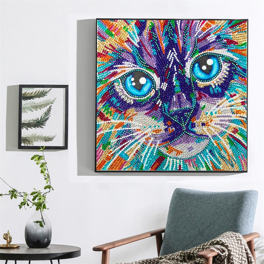 Colorful Cat Diamond Painting