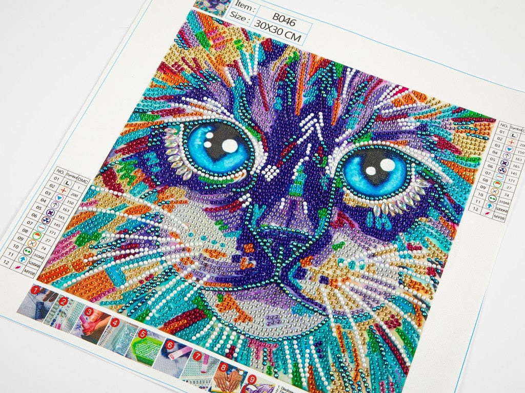 Colorful Cat Diamond Painting