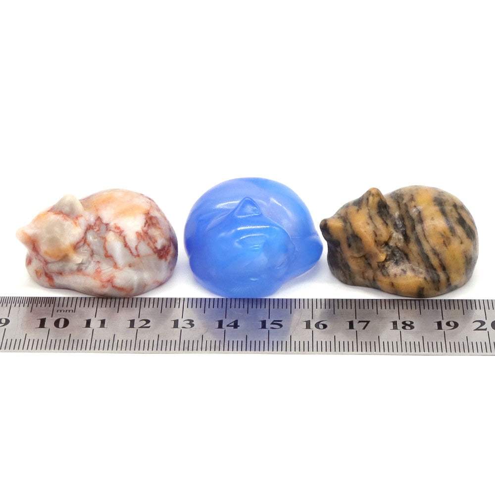 Crystal Cat Figurine