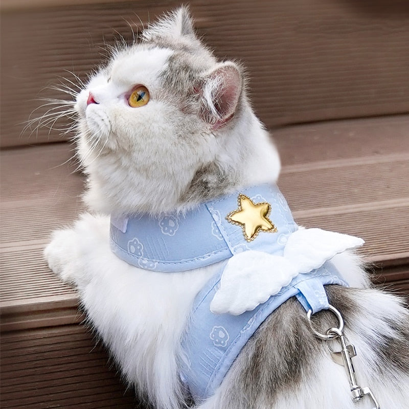 Cute Angel Cat Harness