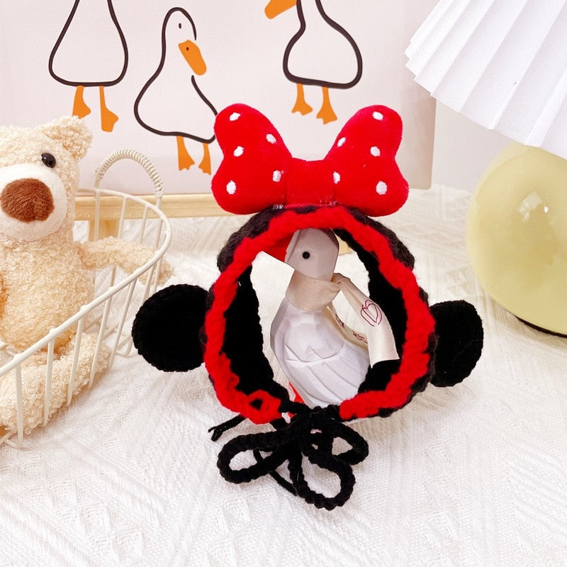 Cute Beanie Hat for Cats - Minnie / S - Beanies for Cats