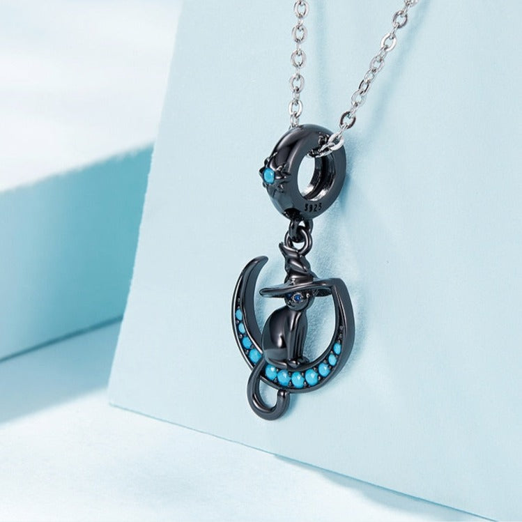 Cute Black Cat Charm - Cat charms